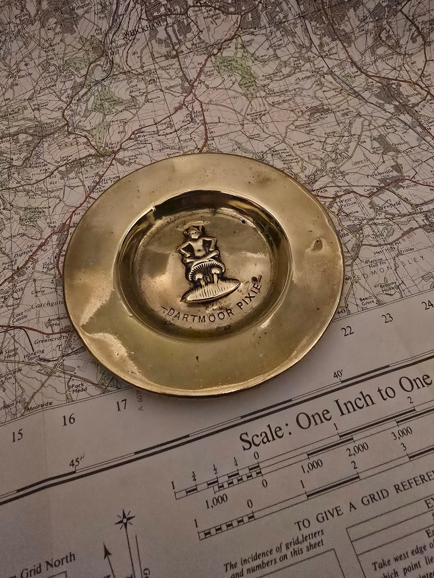 Brass Pin Tray - Dartmoor Pixie